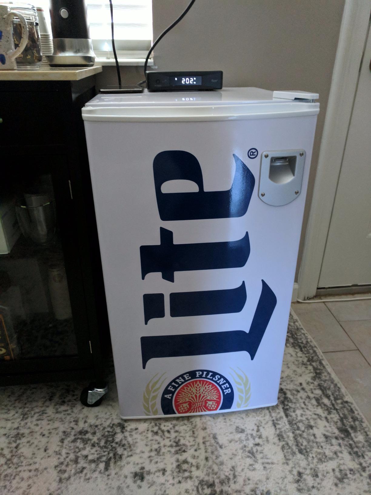 Miller Lite mini fridge customer photo 1