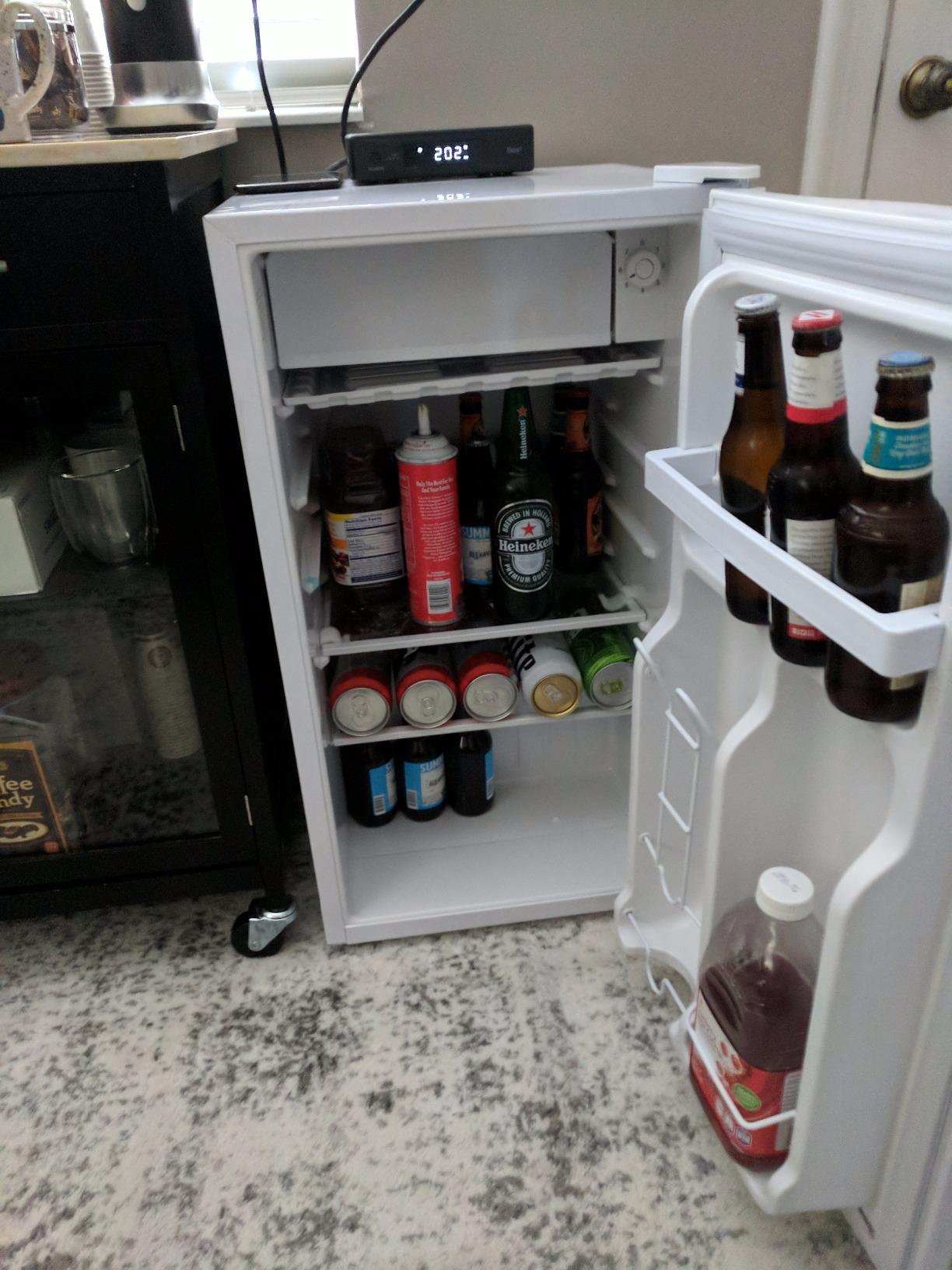 Miller Lite mini fridge customer photo 2